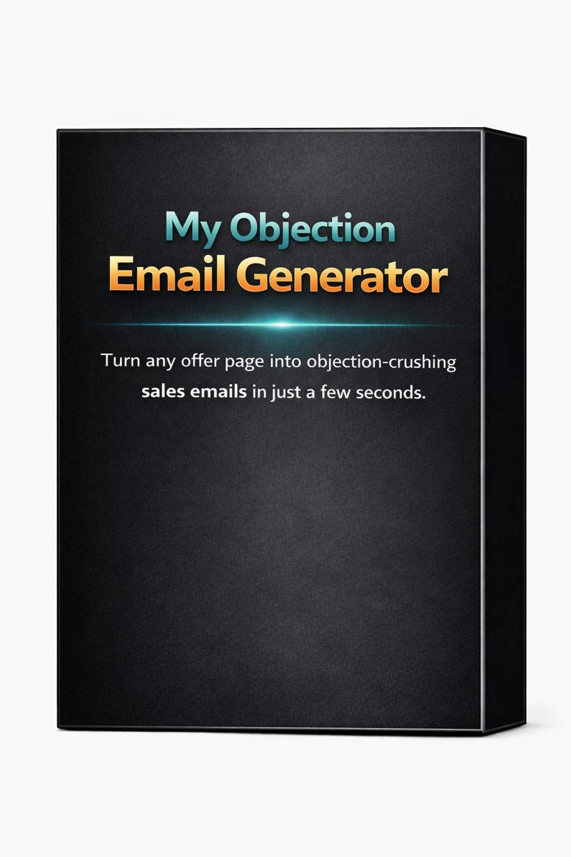 (PLR) My Objection Email Generator (Premium GPT Suite)