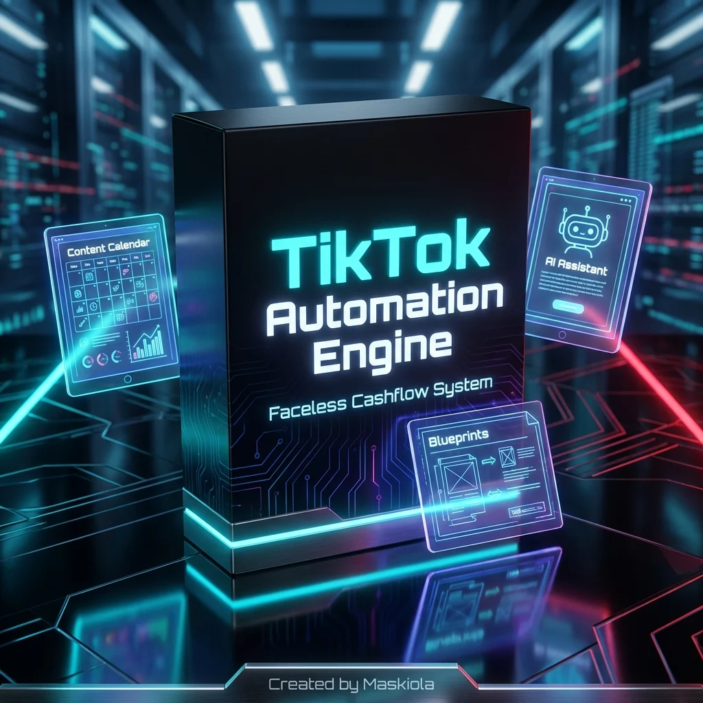 Tiktok Automation Engine: Faceless Cashflow System