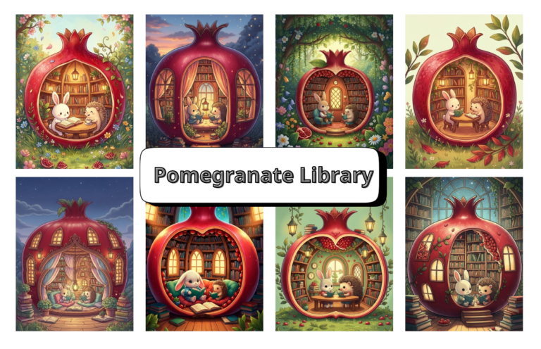 Cozy Fruit Village - Coloring Pages (PLR)