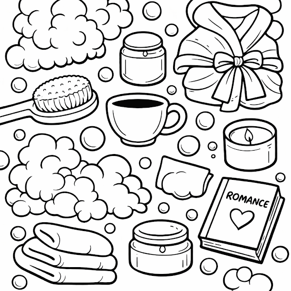 346 Prompts for Cozy Girl Coloring Books